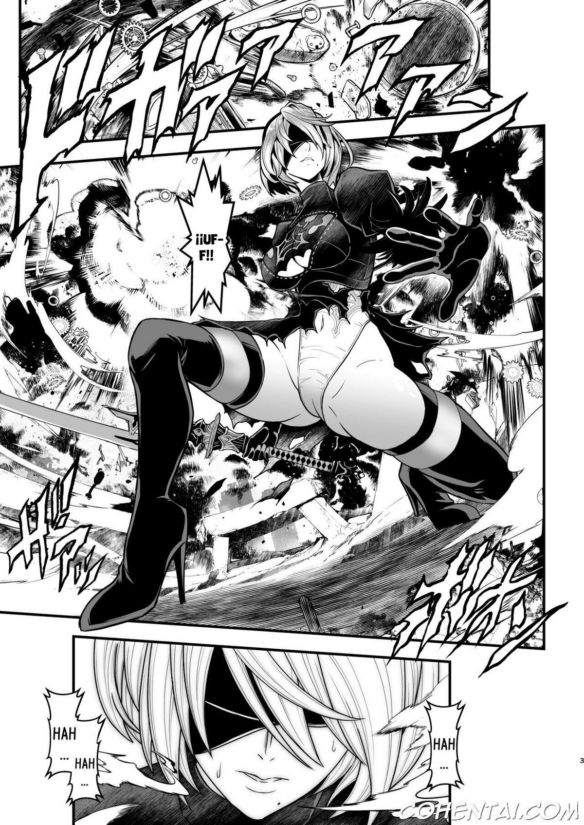 Onna Senshinokyuusoku (Nier:Automata) xxx comics manga porno doujin hentai español sexo 