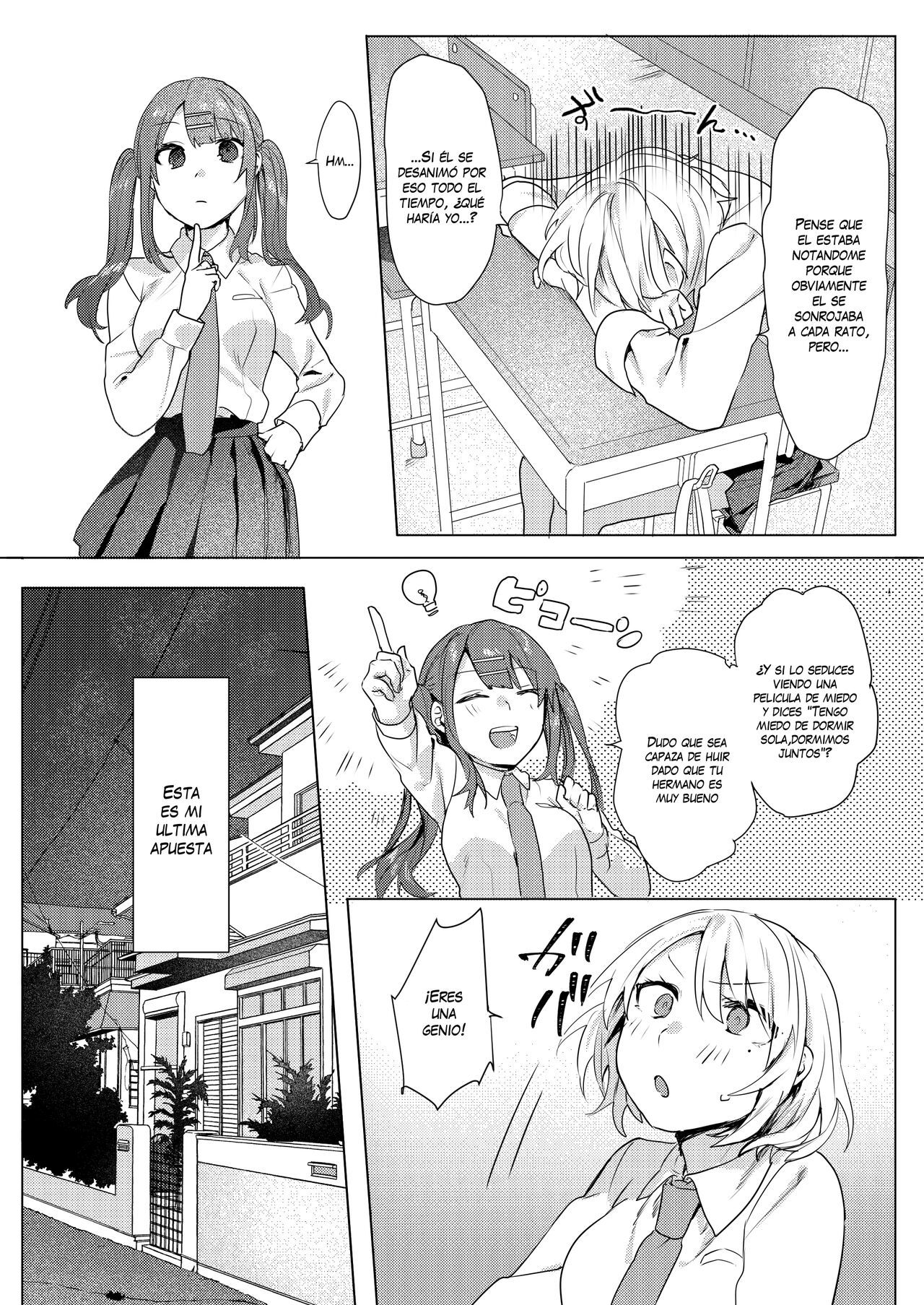 [Negiyashiki (Moegi)] Onii-chan Yuuwaku Keikaku [Spanish] [VarKatzas666]