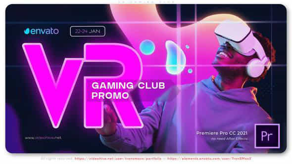 VR Gaming Club - VideoHive 46038558