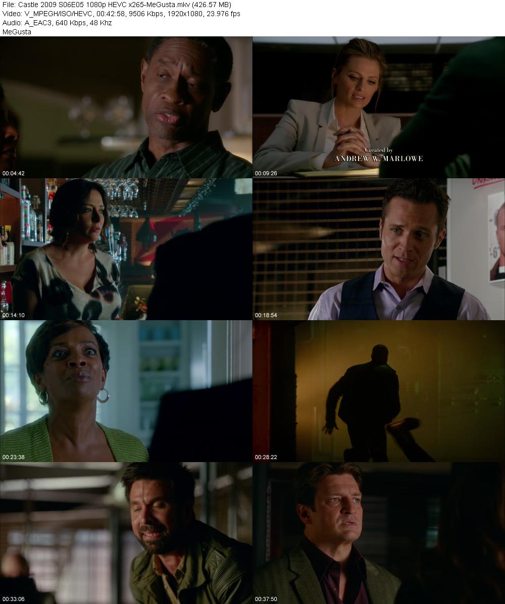 Castle 2009 S06E05 1080p HEVC x265 MeGusta