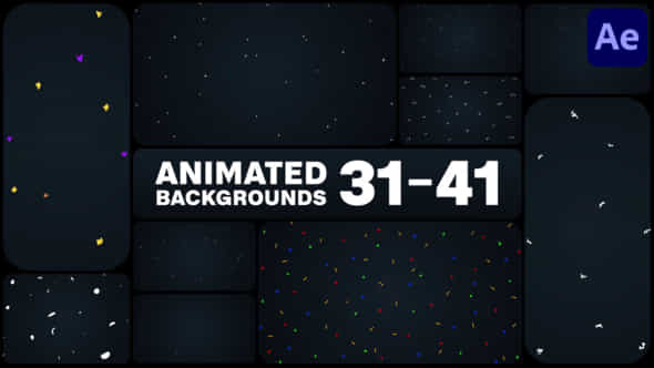 Animated Backgrounds For After Effects - VideoHive 50627685