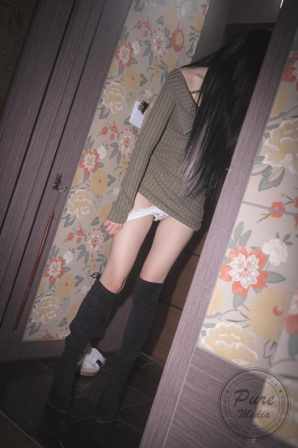 Hina 히나, [PURE MEDIA] Vol.267 Black Out Slutty Girl Set.02(10)