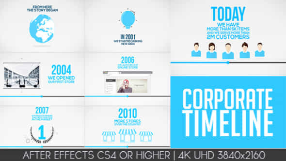 Corporate Timeline - VideoHive 15050827