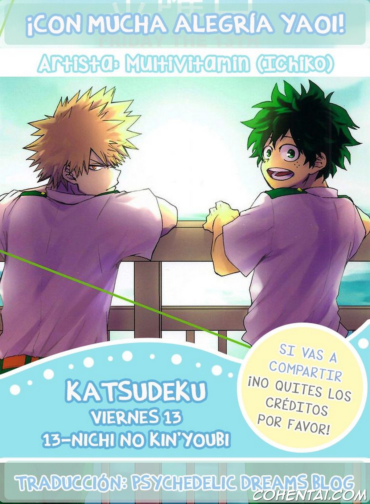 13-nichi no Kinyoubi (Boku no Hero Academia) xxx comics manga porno doujin hentai español sexo 