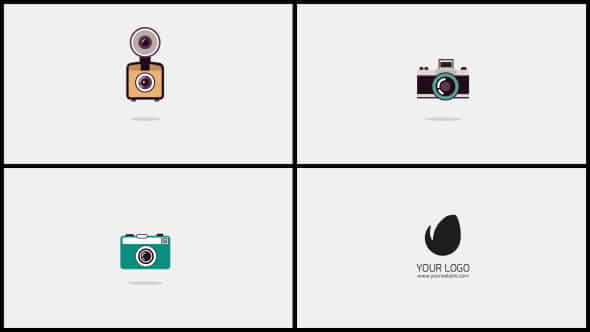 Photography Flat Logo - VideoHive 10697842