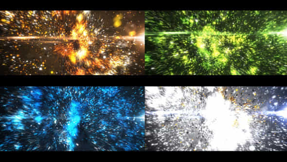 Glowing Particles Logo - VideoHive 8502158