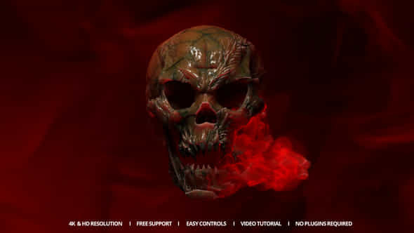 Cursed Skull Reveal - VideoHive 48172857