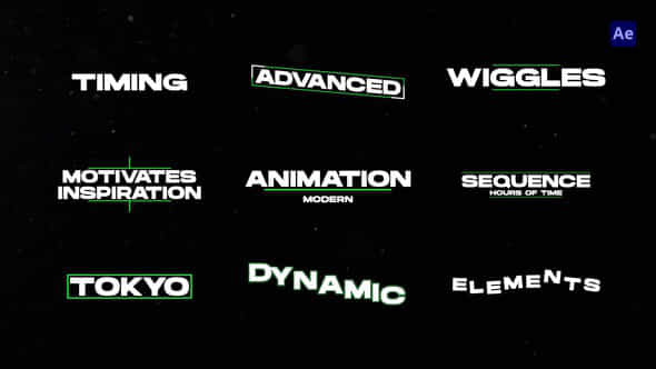 Text Animation V20 Ae - VideoHive 55352530