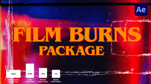 Film Burns Package - VideoHive 54306112