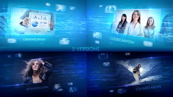 Digital Words - VideoHive 6761262