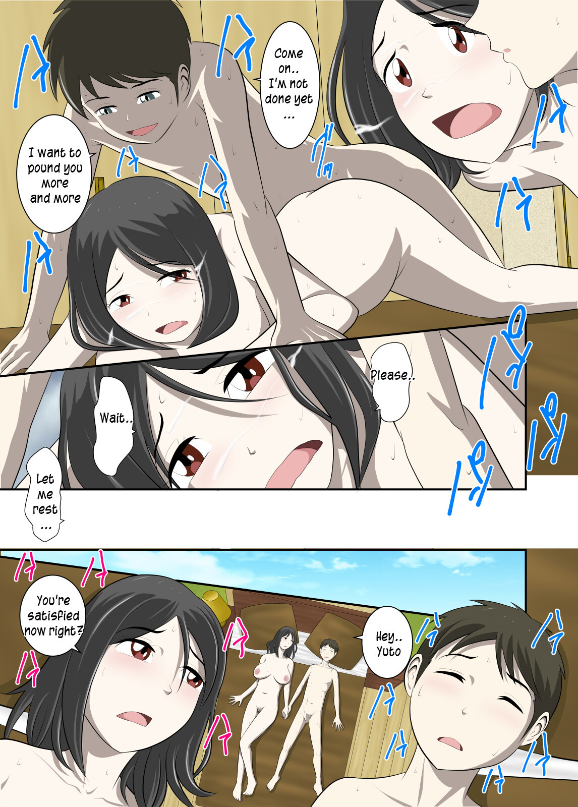 [WXY COMICS] Toaru Jijou kara SEX Suru Hame ni Nari, Hontou ni Hamechatta Toaru Oyako no Ohanashi  Mother and son pushed into having sex