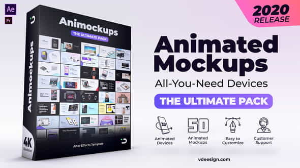 Animated Mockups Ultimate Pack - VideoHive 26371337