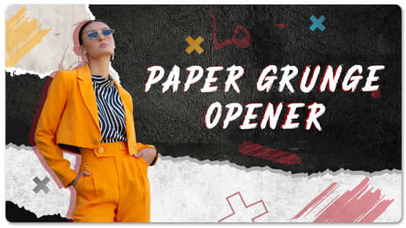 Paper Grunge Opener - VideoHive 49518159