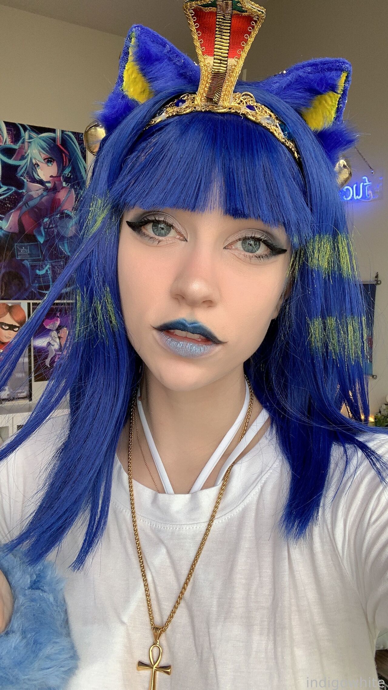 Indigo White - Ankha