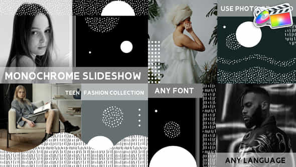 Monochrome Slideshow - VideoHive 44561286