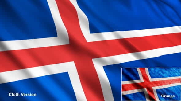 Iceland Flags - VideoHive 24497230