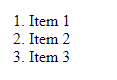 Ordered List