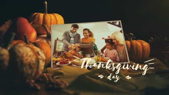 Thanksgiving Memories Slideshow - VideoHive 34519122