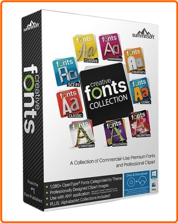 Summitsoft Creative Fonts Collection 2024