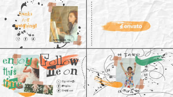 Crumpled Paper Slides For Premiere Pro - VideoHive 54029178