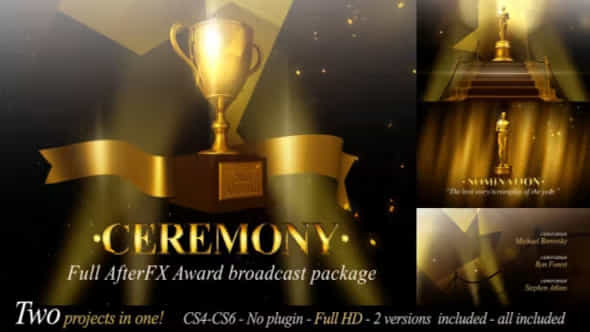 Broadcast Template Award - VideoHive 3969180