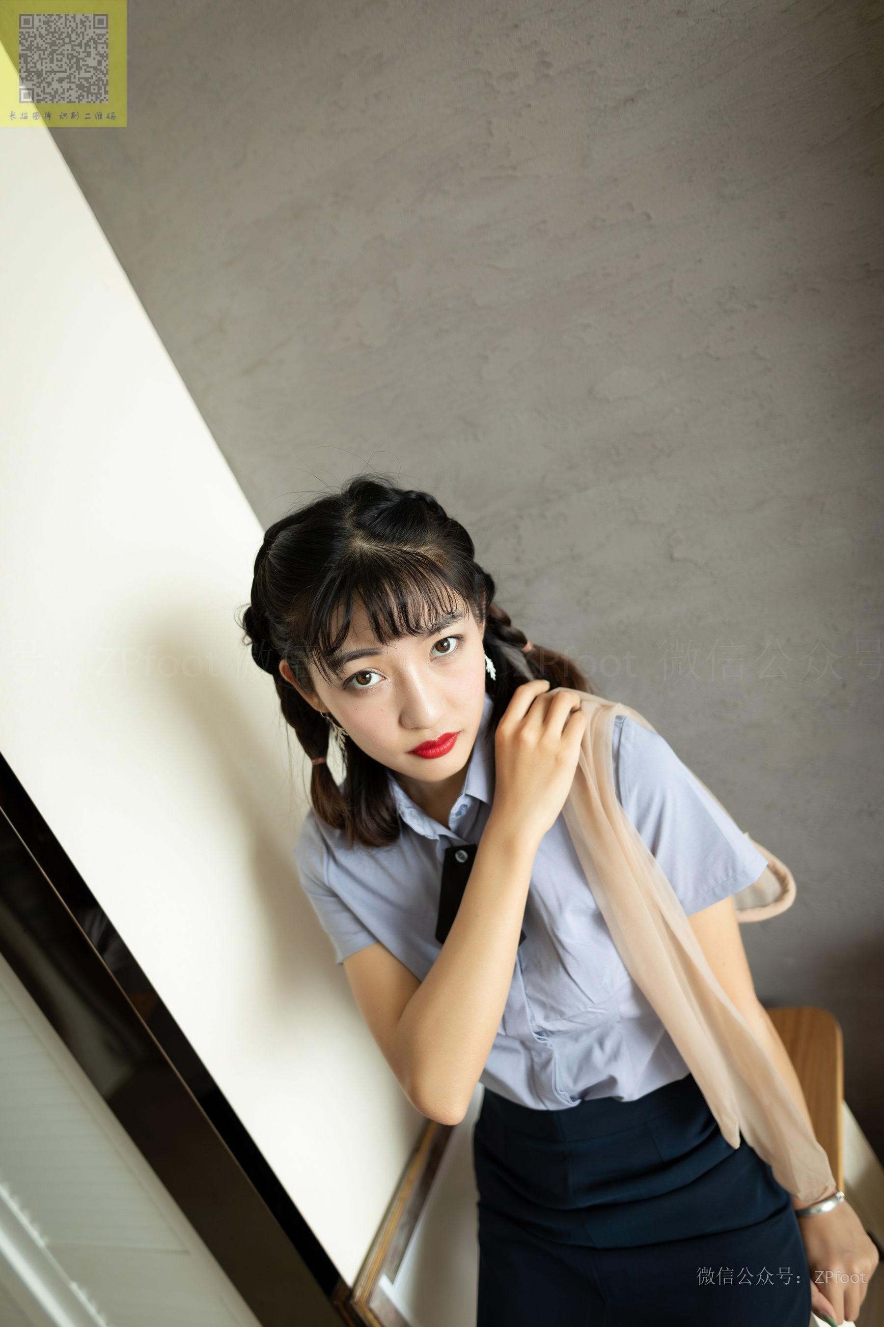 [山茶摄影LSS] NO.130 小雪 – 丝袜正装(62)