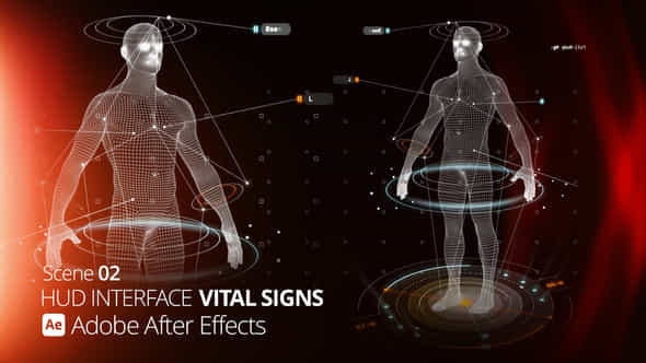 Hud Interface Vital Signs 02 Ae - VideoHive 53069836