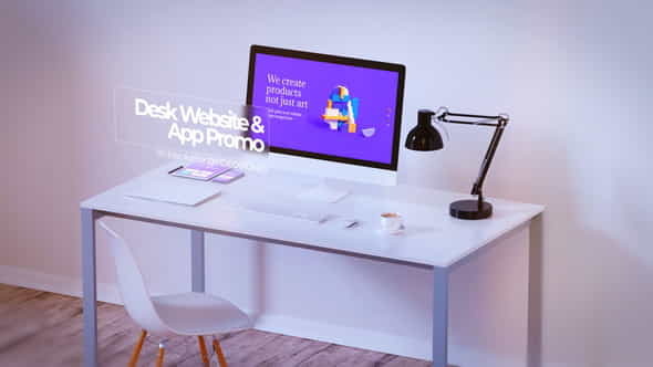 Desk Website PromoApp - VideoHive 24244630