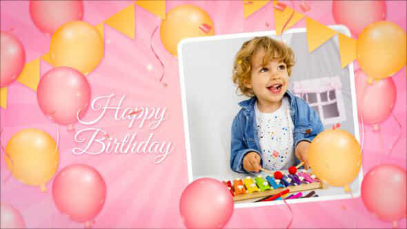 Happy Birthday Slideshow - VideoHive 44268853