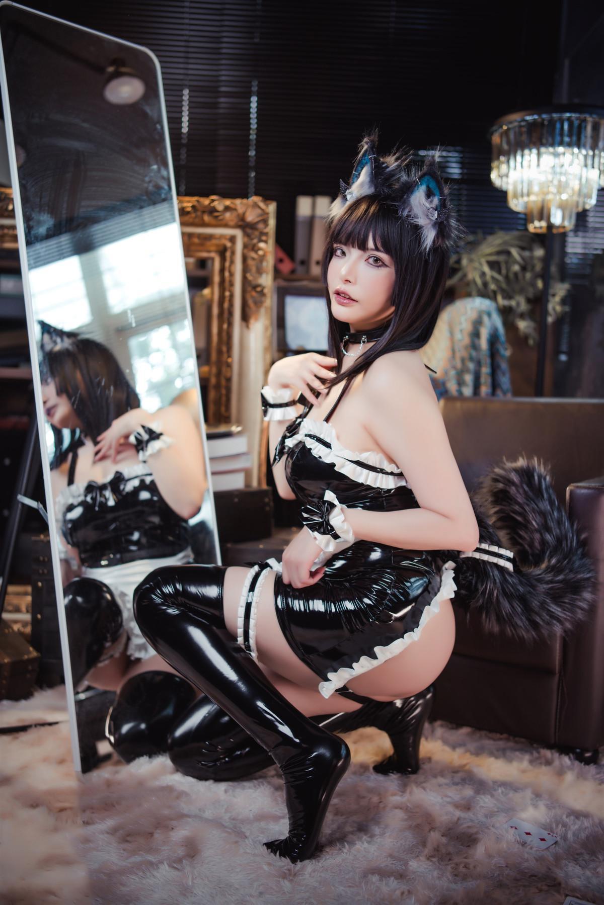 Cosplay 秋和柯基 夏小秋秋秋 猫女仆(16)