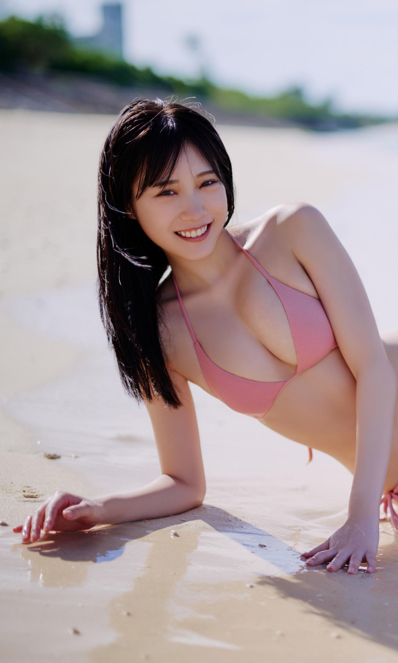 Sumire Yokono 横野すみれ, 週プレ Photo Book 「海のステージ」 Set.01(21)