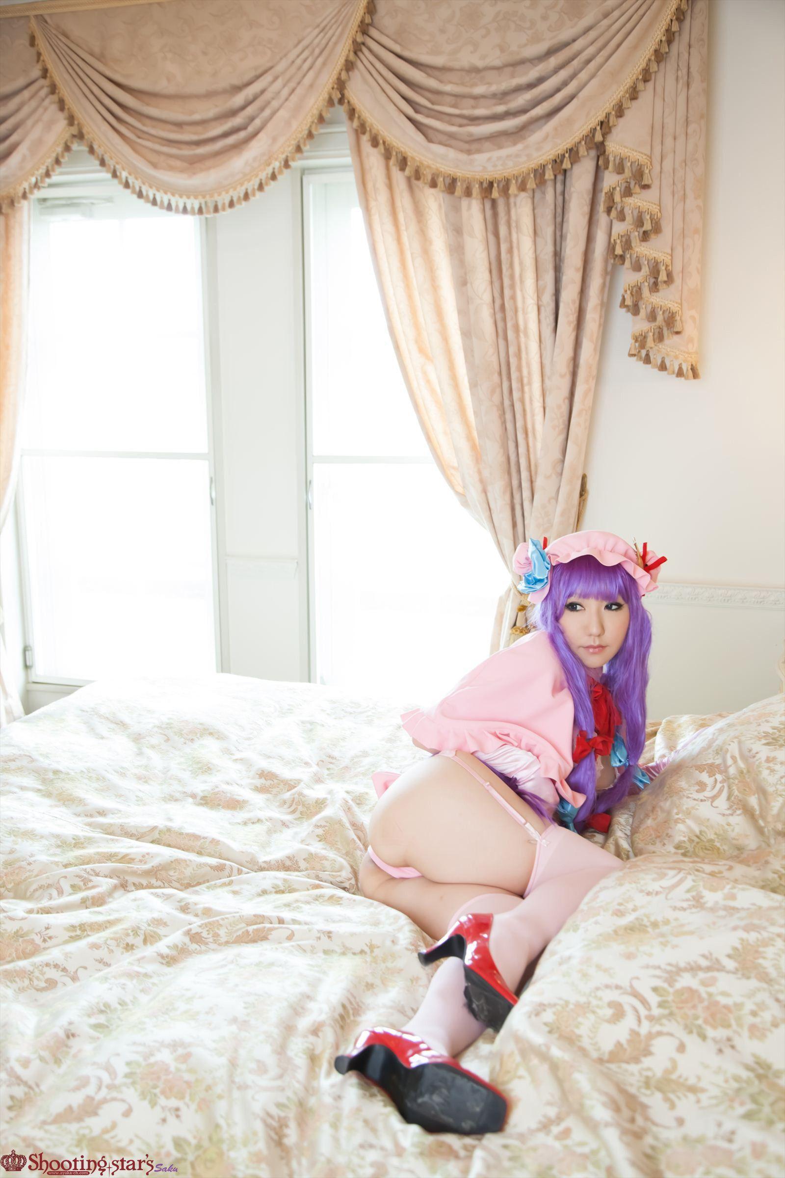 绫香サク (サク綾香 Saku Ayaka) 《東方Project》Patchouli Knowledge [Shooting Star’s] 写真集(43)