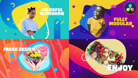 Smooth Colorful Slideshow - VideoHive 38490186