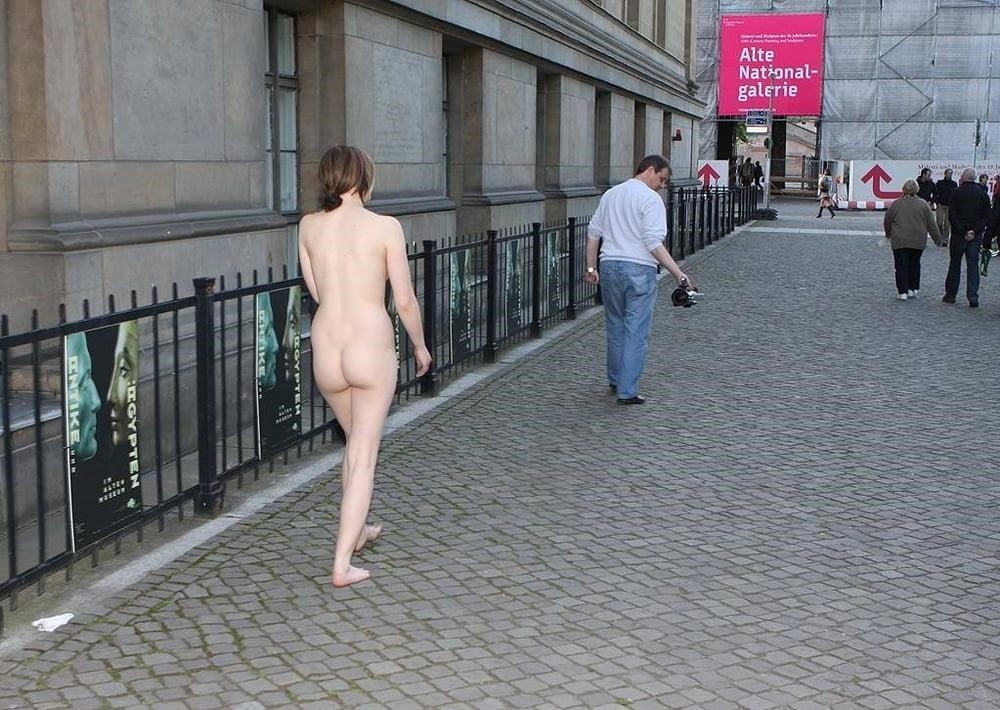 Nude women walking in public-7118