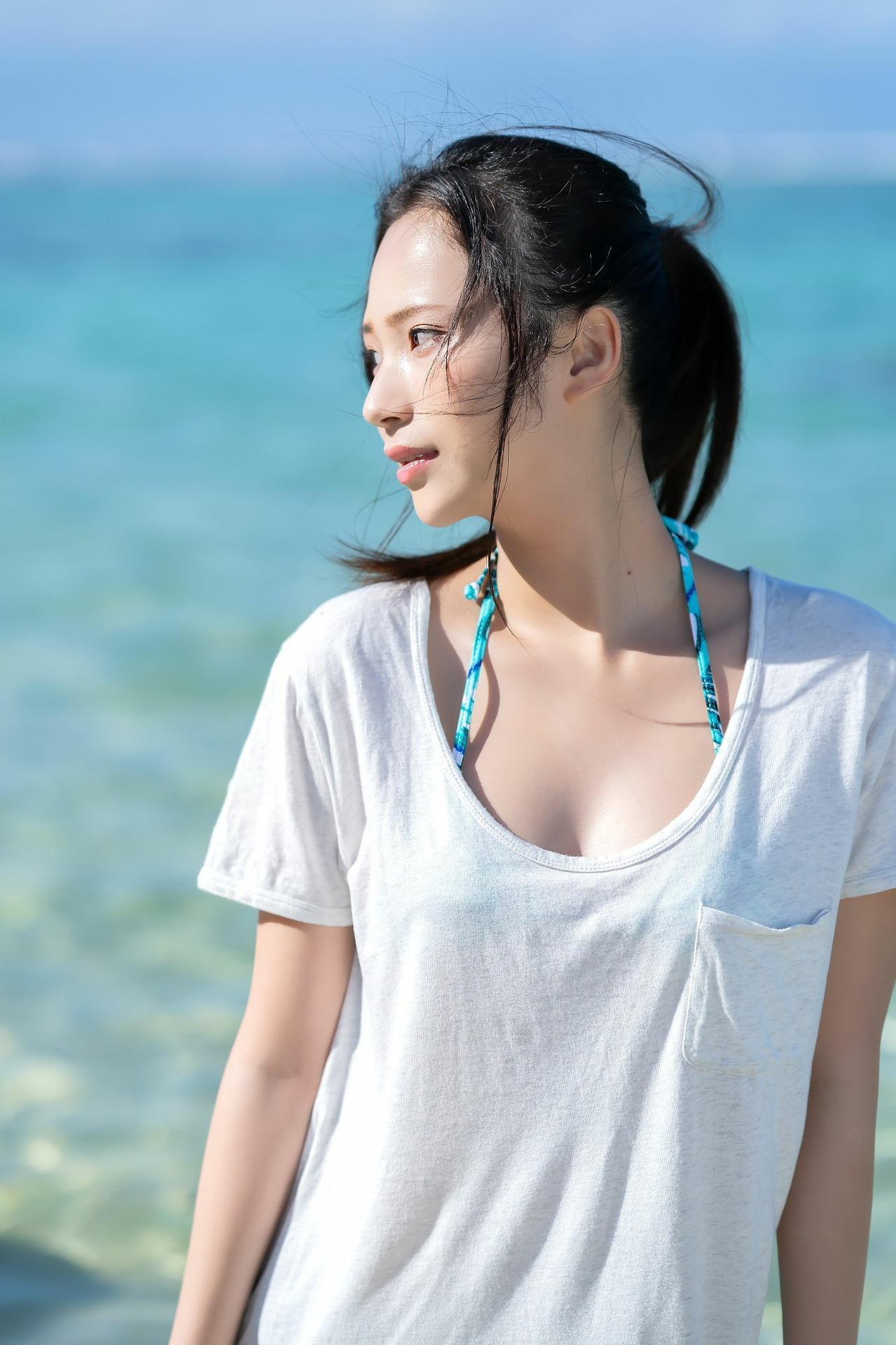 Miho Machiyama 街山みほ, idolpost 写真集 「煌めく紺碧の」 Set.01(9)