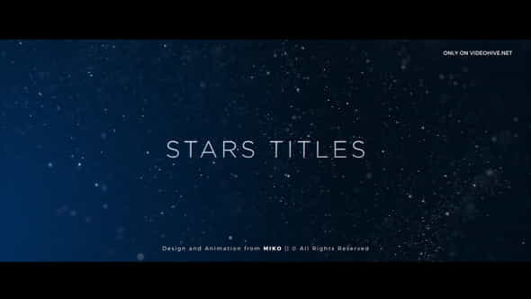 Stars Titles - VideoHive 22785607