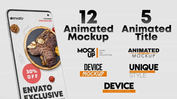Animated Android Phone Mockup and - VideoHive 36135842
