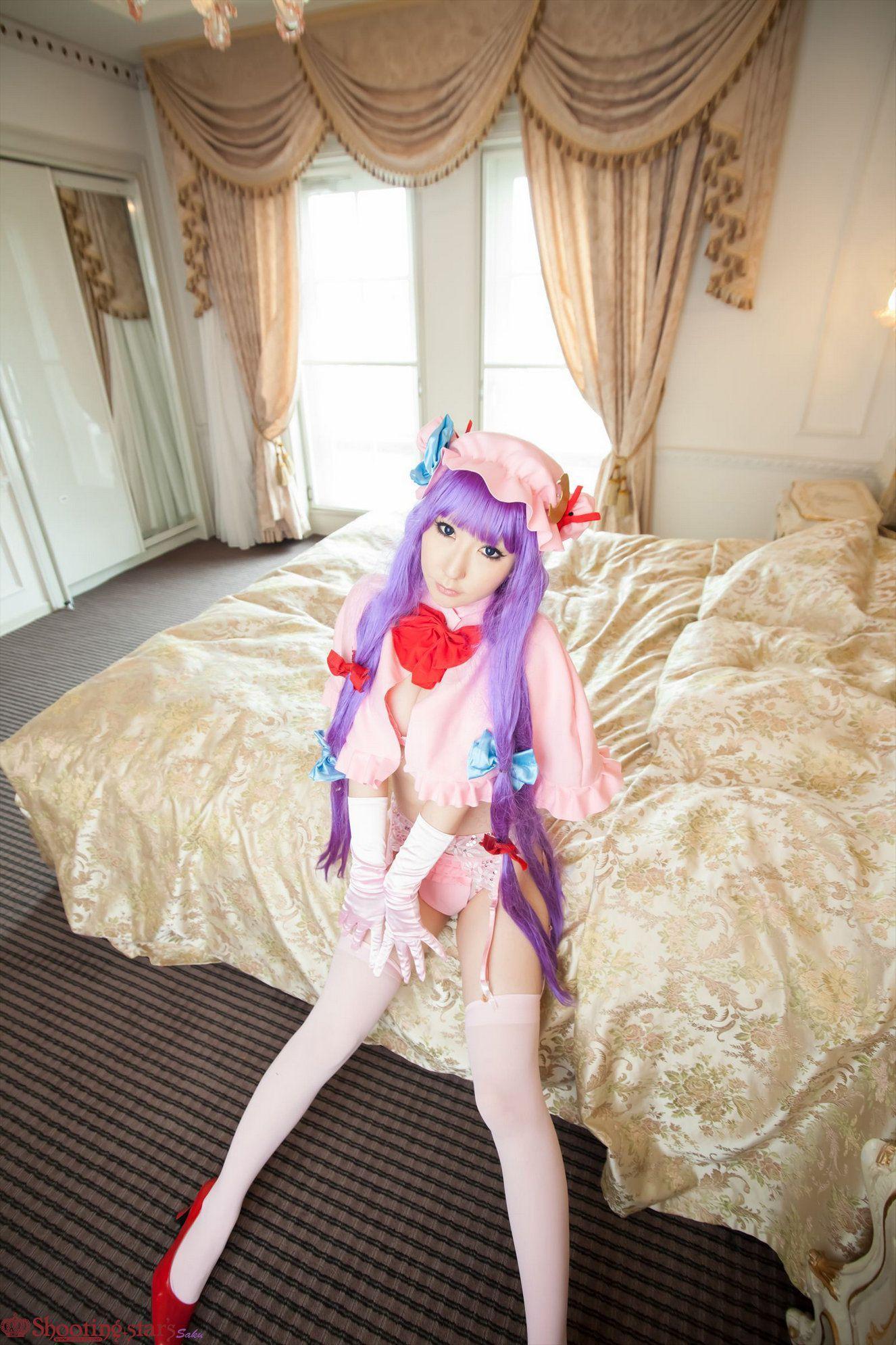 绫香サク (サク綾香 Saku Ayaka) 《東方Project》Patchouli Knowledge [Shooting Star’s] 写真集(53)