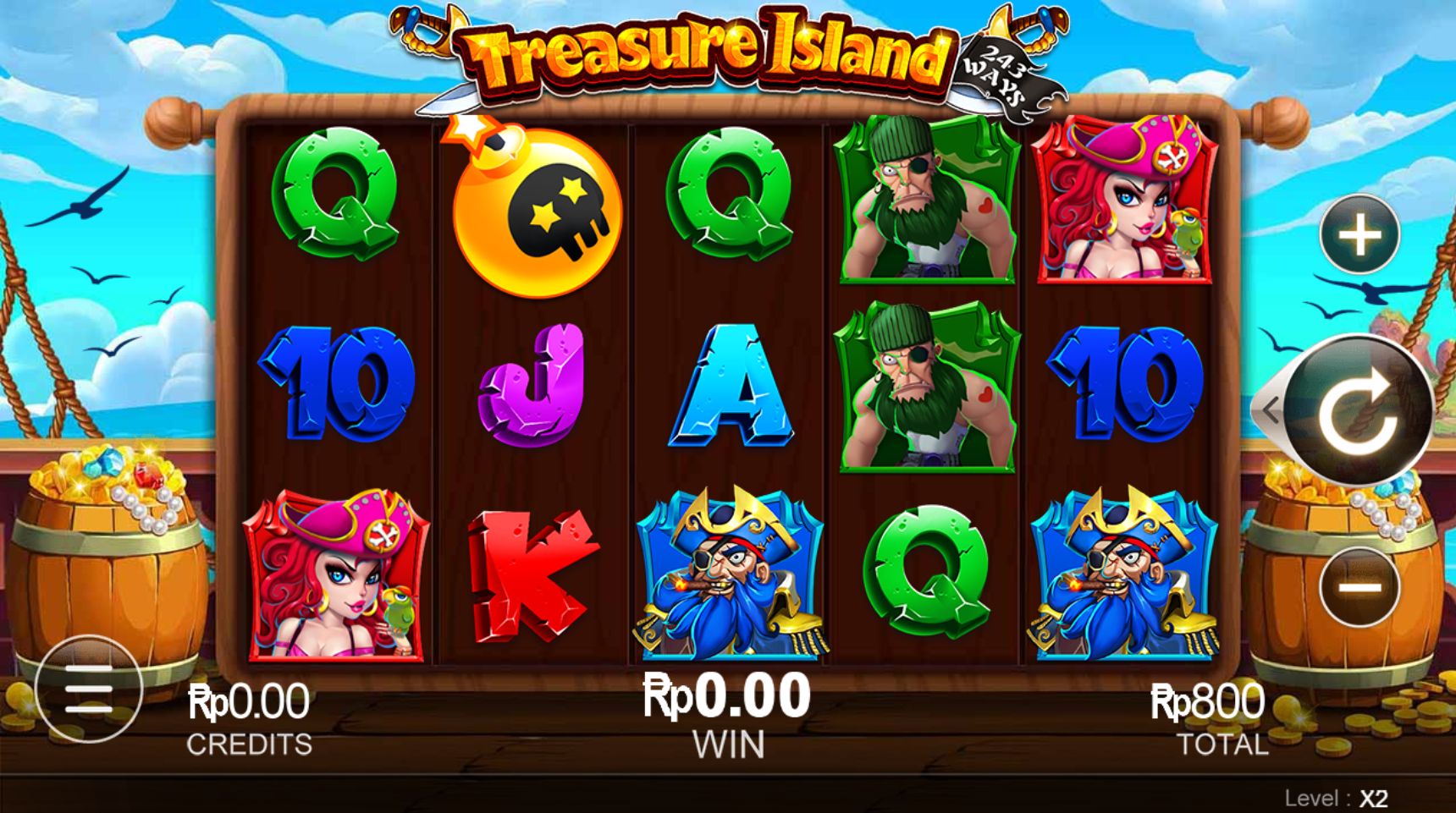 Slot Online Treasure Island | CQ9