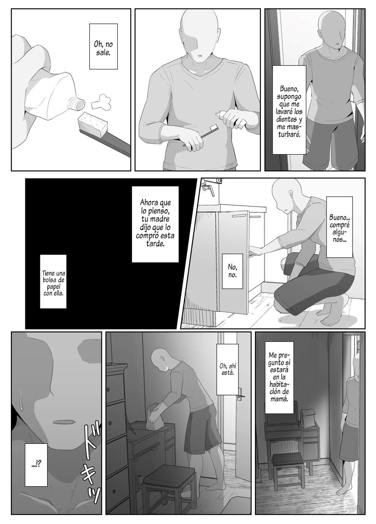 [hahayamoya (moya)] Oyasumi, Okaa-san I  Good Night, Mom I [Spanish]  [Al Chile no Sé Scan]
