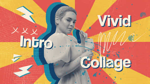 Vivid Collage Intro - VideoHive 50159292