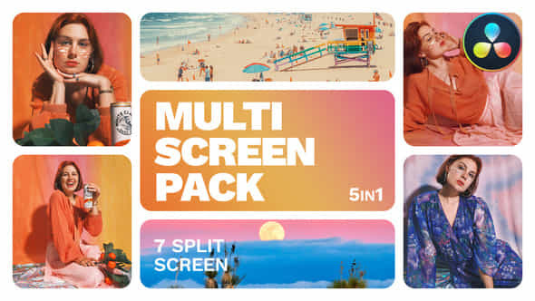 Multiscreen 7 Split Screen - VideoHive 40191546