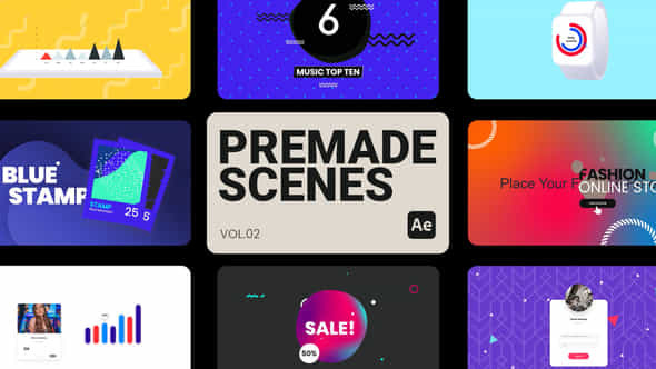 Premade Scenes 02 - VideoHive 46551644