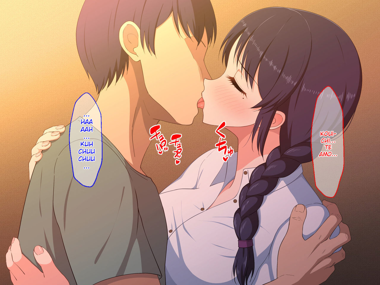[Haruharutei] Sabishigari Bijin Haha wa Musuko to no Aiyoku Sex ni Oboreru [Spanish]