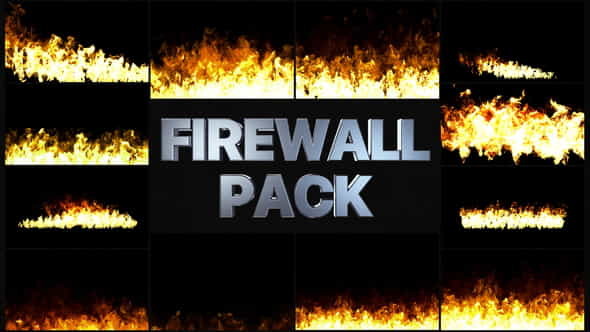 Fire Walls Pack | After - VideoHive 28359022