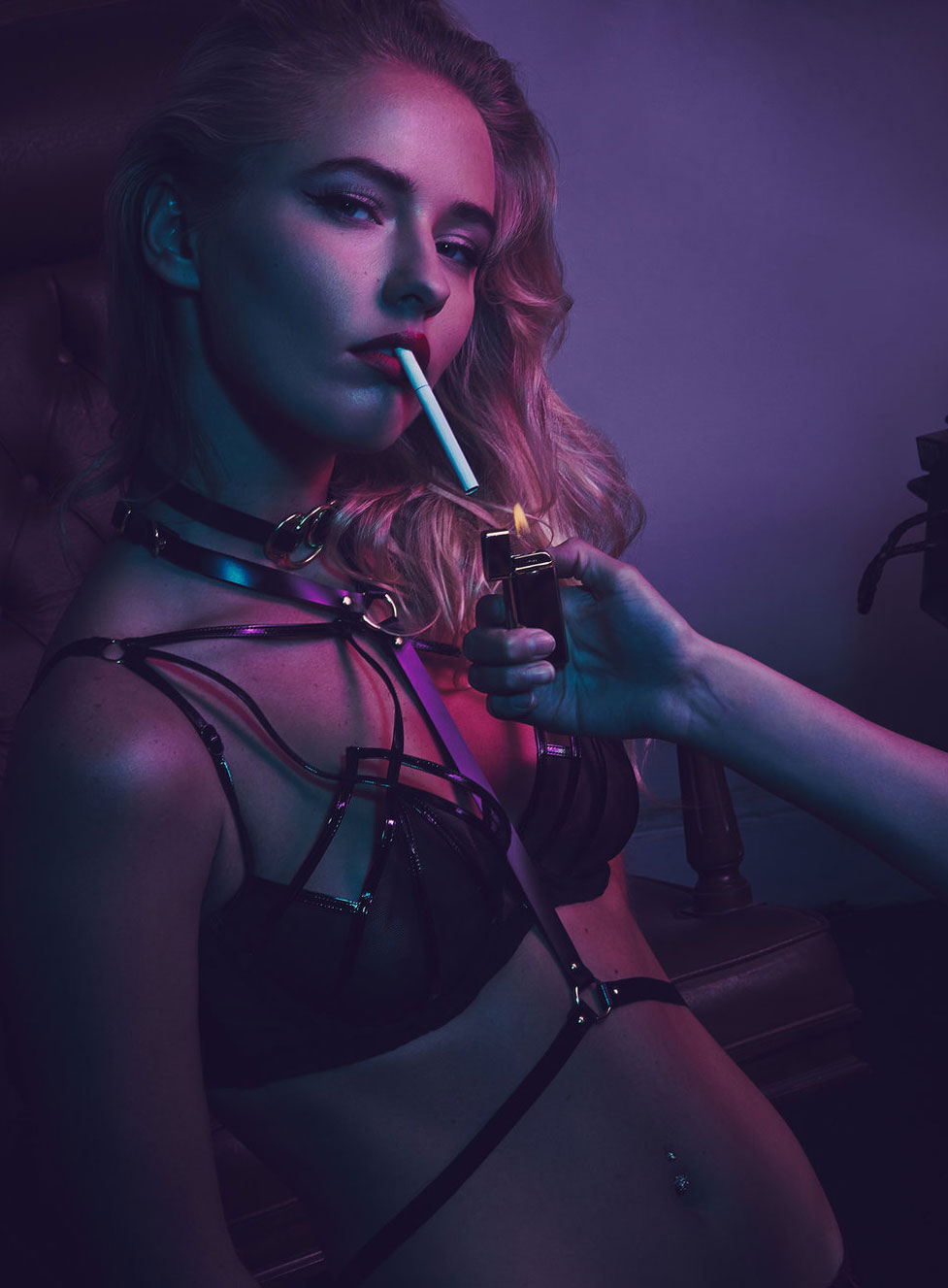 Darya Savishkina and Modesta Petkeviciute by Omar Coria - Wicca fashion february 2015 Дарья, Модеста и кролики / фото 10