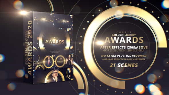 Cobalt Golden Luxury Awards 4K - VideoHive 29533719