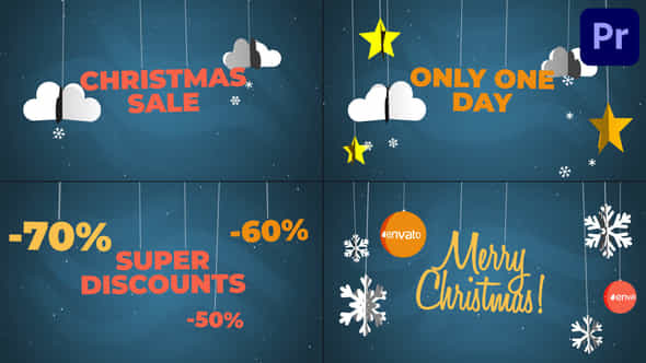 Christmas Sale Promo For Premiere Pro - VideoHive 49510248