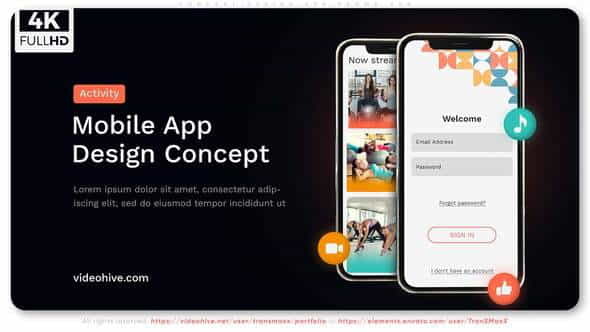 Concept Design App Promo V07 - VideoHive 32932065