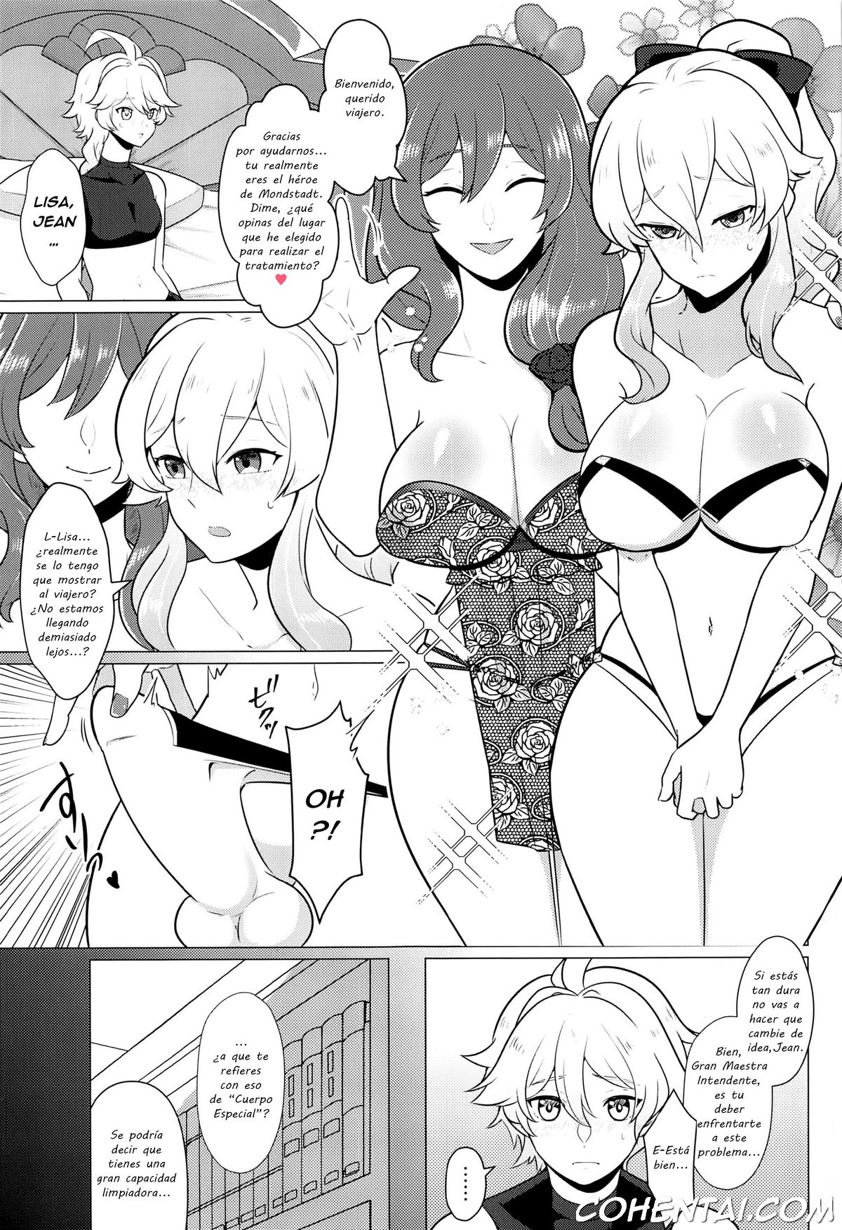 Futanari Senyou Tabibito Clinic (Genshin Impact) xxx comics manga porno doujin hentai español sexo 